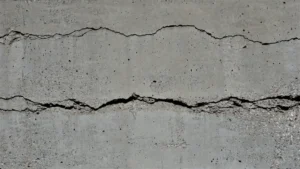 Cold Joints in Concrete - A Picture Showing Cold Joints in Concrete Causing Cracking