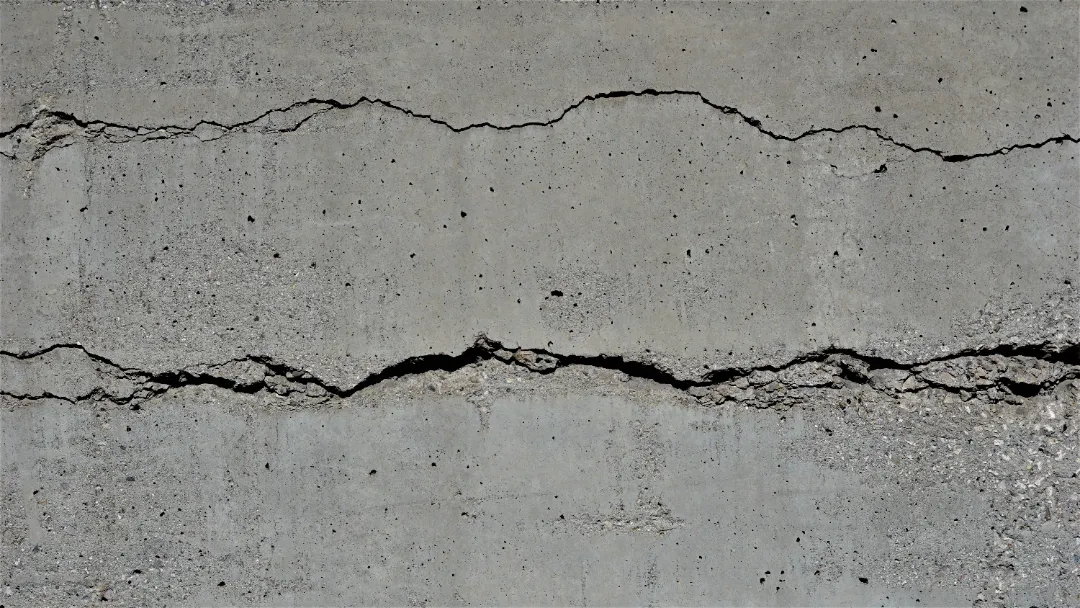 Cold Joints in Concrete - A Picture Showing Cold Joints in Concrete Causing Cracking