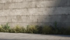 A modern sidewalk that was recently replaced.